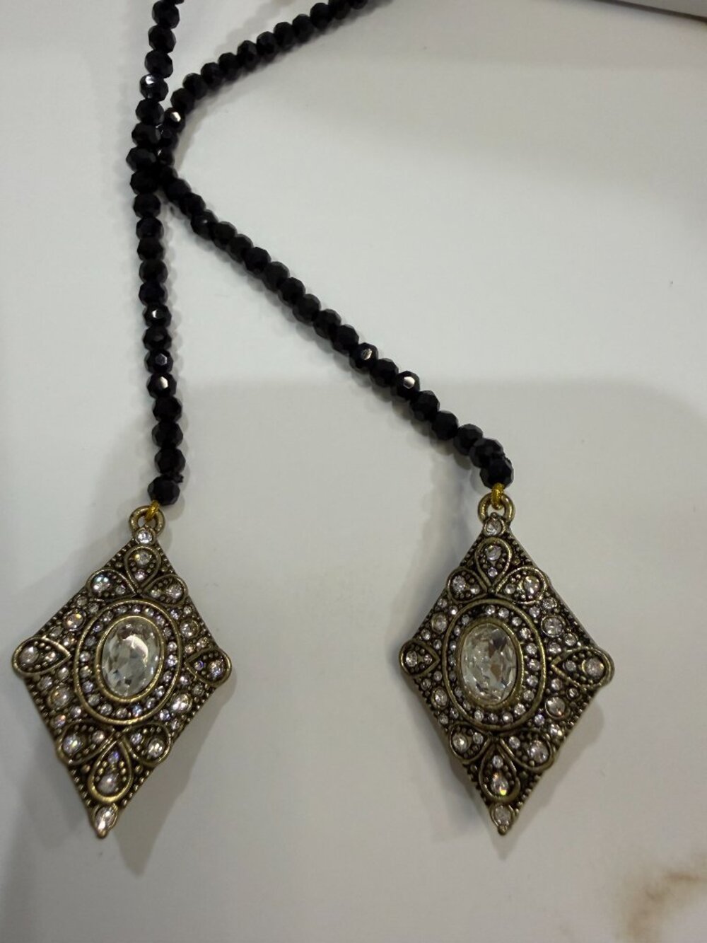 Heidi Daus The Deco Trilogy 3 Pc Necklace Set EUC - Picture 15 of 15